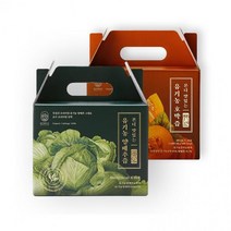 추석선물세트 본디 맛있는 유기농 양배추즙 호박즙 100 20포 1박스/새싹보리 사과초모식초분말150g, 새싹보리분말150g