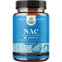 나우푸드 nac 영양제 NACC nacl Natures Craft NAC Supplement N-Acetyl Cysteine 600mg - 고흡수성 캡슐 글루타티온 전구체 간 정화