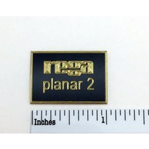 rega 레가 플래너 2 Custom Engraved So뚜껑Brass 턴테이블 Badge Logo