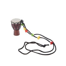 나무 클래식 jambe drummer mini djembe percussion african hand drum bongo gift y51d, 4