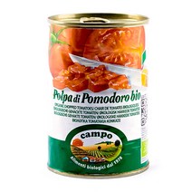 캄포 유기농 촙트 토마토 통조림, 400g, 1개, 1개