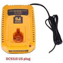 디월트충전기 호환 Dewalt-고속 충전기 7.2V-18V Nicad 및 Nimh 배터리 DC9310 DW9057 DC9071 DE9039 드릴, 02 DC9310 US plug