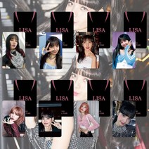 인생네컷앨범 초음파앨범 성장앨범 본식사진 웨딩포토북 Kpop 제니 리사 로모 카드 8 개 사진 앨범 태어난 핑크 베놈 K 팝 포토카드 Aespa Itzy KEP1ER Twice J, [04] BP3-8PCS-Lisa