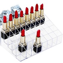 아크릴 화장품 메이크업 정리함 립스틱 진열대 수납함 40칸