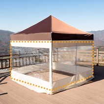 프리폼 4면세트 바람막이 민자 투명벽면 우레탄벽면 바람막이 옆면 가림막, B투명4면3x3 블루