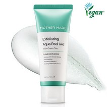 마더메이드 엑스폴리에이팅 저자극 얼굴 각질제거 녹차 필링젤 비건화장품 얼굴스크럽 필링 각질케어, 1개, 100ml