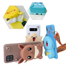 갤럭시 s10 + s9 s8 s7 캐릭터 동전 지갑 s10e 케이스 s7엣지 목걸이 케이스