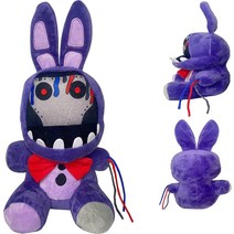 ULTHOOL FNAF 광대 피규어 선드롭/문드롭 플러시 장난감 광대 인형 어린이 팬을 위한 선물 (2피스 선드롭, 01 위더드 퍼플 버니