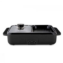 스마트 멀티 쿠커 전기 만능 찜기 미니 쿠커추천 110v220v 2 in 1 electric hot pot cooker bbq 그릴 multicooker electric 419, 검은 색, 우리를
