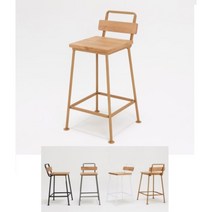 키높은 등받이 오마카세 초밥 1인의자 체어-4색 상담 홈바 빠텐 계산대 bar, 골드