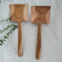 모어우드 티크 나무 뒤집개 원목 계란말이 부침개 뒤집기, 곡선 뒤집개(대), 1개