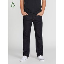 볼컴 SOLVER 모던 스트레이트핏 데님 청바지(린세)