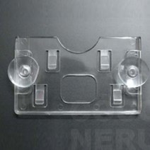 가로형 차량 주차 카드 케이스 압착 흡착 아파트 명함 주차번호 보관 홀더