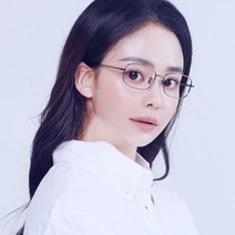 멜라크메 남자 여자 사각 티타늄 네모 직사각 그레이 안경테