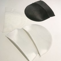 에그모드 어깨 패드 (1쌍), 남성 자켓용 검정색