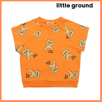 [리틀그라운드8] 데님인더박스(73321-330-10)찰리전판립티셔츠 아동티셔츠 기본티 여름티 반팔티 데일리