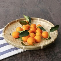 식품용 대형(42-50cm)대나무채반 원형 소쿠리 싸리 - 2023968EA, 쿠팡 본상품선택