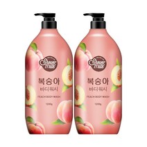 샤워메이트 복숭아 바디워시 (1200ml) 대용량, 1200g, 2ea