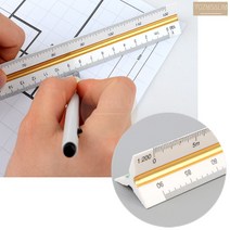 지적편집도 스케일자 설계 도면 스캐일자 배율 비율 ruler 인테리어, 30cm - 저배율