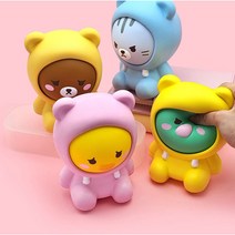 일정 15000 레이지스타반전스퀴시피규어 정품 스퀴시 피젯 토이 스트레스해소 동물인형 말랑말랑 스퀴시인형, 곰