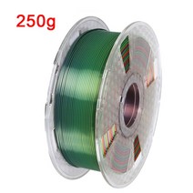 실크 PLA 무지개 3d 프린터 필라멘트 1.75mm 실키가 풍부한 광택 3D 펜 프린팅 재료 Ramdon 인쇄, 04 Silk Rainbow B 250g