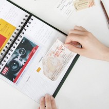 전시 영화 뮤지컬 콘서트 티켓북 스크랩북, 블랙