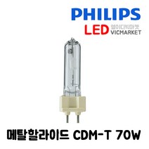 필립스 메탈할라이드 CDM-T 70W, 70W 942 주광색, 1개