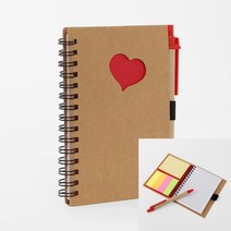 크라프트 볼펜수첩 하트 골프수첩 오선지노트 수첩다이어리 노트추천 예약노트 예쁜노트 무지수첩 회사수첩 포