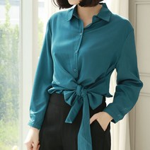 웬디즈갤러리 실키 타이 셔츠 블라우스 SBL008