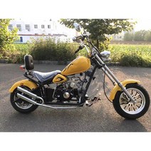 ATV 사륜바이크 가솔린 할리 모터사이클 미니 오토바이 할리태자 110CC, 03 옐로