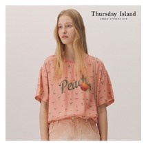 [백화점매장 정품출고] 써스데이아일랜드 블라우스 [Thursday Island] 여성 쿨피스 콜라보 박시 블라우스(T214MBL256W)