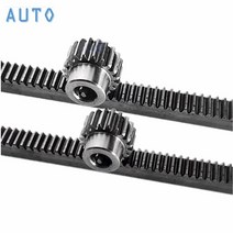 랙기어 2pcs 1mod 1 모듈러스 12x12x500mm 고정밀 스트레이트 스틸 1m, 40개의 이빨, 10mm