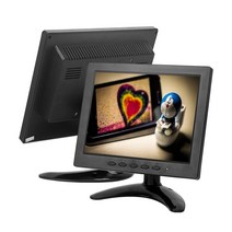 8인치 휴대용 소형 모니터 미니 보조 디스플레이 LCD 화면 산업용, BNC/VGA/ AV800x600