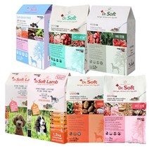 더독 강아지사료모음 퍼피 어덜트 시니어 노령견 피부 피모 알러지사료 닥터소프트사료, 2.식이섬유 노견용 - 1.2kg