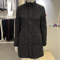 엘르골프 [2001안양점] 다이아퀄팅 등판FUR 중기장 패딩 점퍼