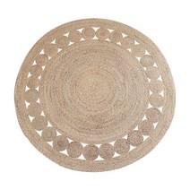 이케아 러그 멍석 거실 라탄 워셔블 카페트 라운드 카펫 에코 테이블 침실