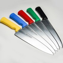 M&D 일제 업소용 위생 칼 식당 주방 칼라 식도 오색도, 블루