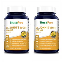 NusaPure 누사퓨어 성요한초 1100mg 180정 2개 St. John's Wort, 1개