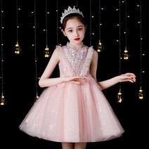 여아 핑크 드레스 발레 웨딩 프로필 스냅 촬영 원피스 공연 선물 생일 파티 키즈 주니어