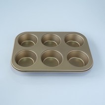 스윗앤스윗. 낮은 머핀팬 6구(264x184x30) 분리하기 쉬운 머핀틀
