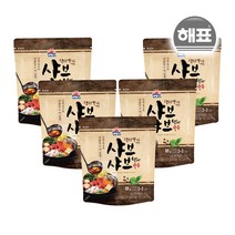 사조해표 샤브샤브육수 80g x5개 /조미료/천연/다시마, 1세트