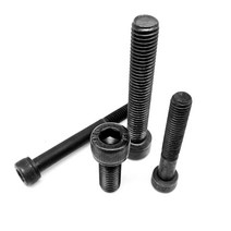 공구부속품 블랙 등급 12.9 스틸 DIN912 육각 소켓 캡 알렌 헤드 볼트 나사 길이 = 5-150mm M2 M2.5 M3 M4, 06 M6 10pcs_22 75mm