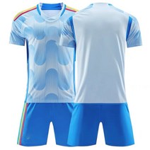 2022 월드컵 스페인 홈 유니폼 15번 라모스 9번 하비 팬판 축구복 세트, 원정