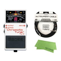 [Roland 케이블+크로스 세트]BOSS CHROMATIC TUNER TU-3