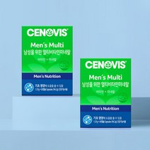 비타민뱅크 세노비스 남성을 위한 멀티비타민미네랄 / 60캡슐 x2팩, Free, 단품