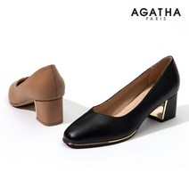 아가타 여성 컬러블럭 펌프스