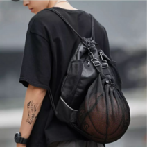 [물병들어가는농구공가방] 농구공 축구공 피구공 가방 케이스, 블랙