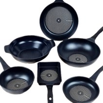 계란 후라이팬 프라이팬 계란말이팬 주물 티타늄, 블랙 세라믹 양수웍 28cm