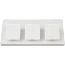 거실 장스탠드 북유럽스타일 미국 Pico 리모컨용 lutron caseta 무선 받침대 l-ped1-wh 흰색, 삼중 받침대, 하얀색