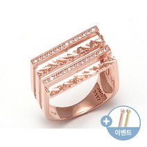 [비앤비골드]14k 사각 유니크 반지 RSS18205